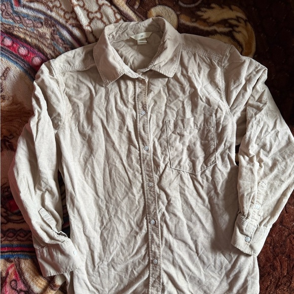 Tan Button-Up Shirt - Picture 2 of 6